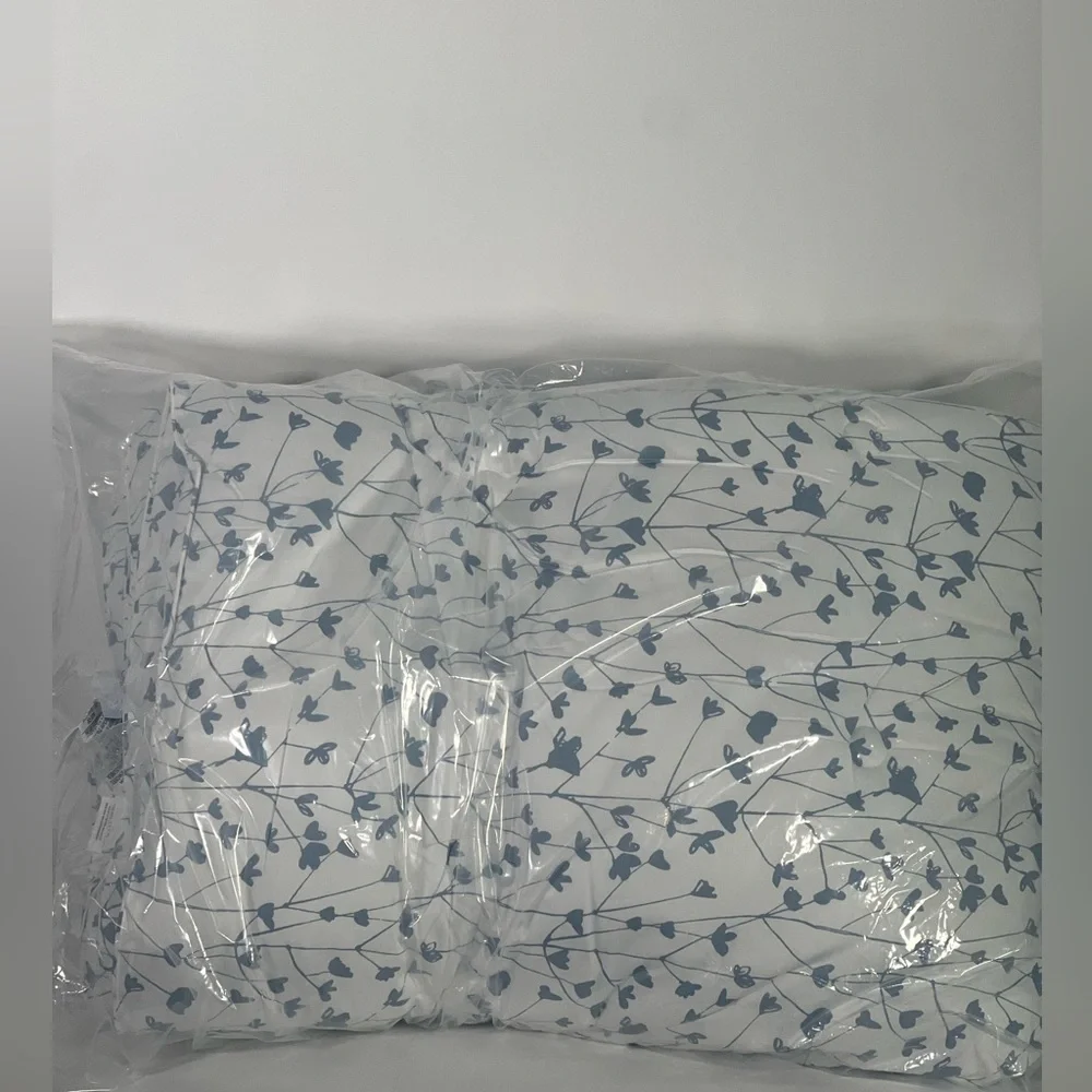 NEW The Company Cotton Ivy White Botanical Rayon Made Bamboo Sateen Comf…